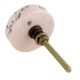 Baby Pink Terrazzo Marble Round Cabinet Knobs